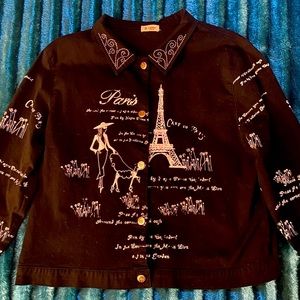 Paris themed jacket